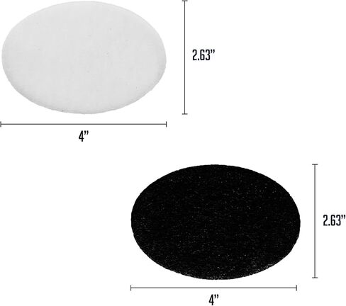 OVENTE 1.5 Liter Electric Deep Fryer FDM1501BR Charcoal and Oil Vapor Replacement Filter Set Pack of 3, White and Black ACPFDM1503 in Saudi Arabia