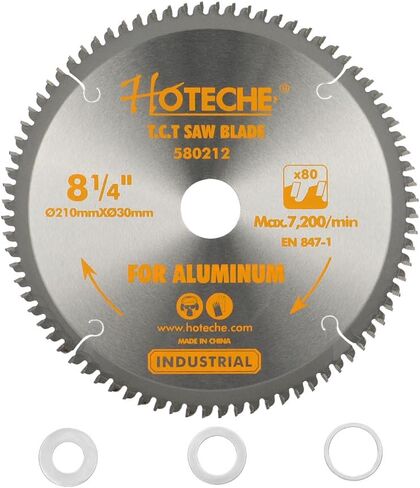 Hoteche 8-1/4 بوصة شفرة منشار دائرية للخشب 40 سنًا من كربيد التنجستن، شفرة منشار احترافية عالية الأداء لمنشار ميتري ومناشير الطاولة، حجم الثقب 5/8 بوصة in Kuwait