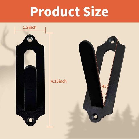 3 Pcs European Mount Skull Hanger, Stainless Steels Deer Skull Mount Hanger, Euro Mount Skull Hanger, Deer Head Wall Mount Hook for Antler, Cow Elk Skull, Black in Saudi Arabia