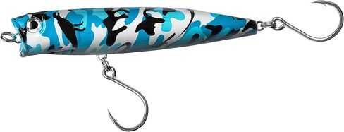 EnVish ProperPopper Camouflage Camo Top Water Popper Lure for Surf Casting Pelagic GT King/Mackerel/Wahoo/Mahi Mahi/Tuna and Northern Pike/Walleye or Huge Musky in Saudi Arabia