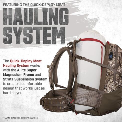 Badlands MRK 6 Pack | Super Durable Hunting Pack for Meat-Hauling in Tough Conditions, Slate, Large in Kuwait