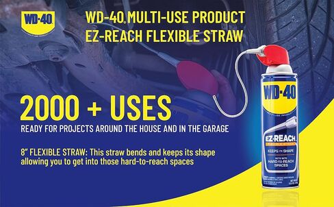 تركيبة WD-40 الأصلية، منتج متعدد الاستخدامات مع رذاذ كبير الحجم، 18 أونصة in Kuwait