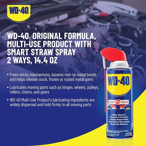 تركيبة WD-40 الأصلية، منتج متعدد الاستخدامات مع رذاذ كبير الحجم، 18 أونصة in Kuwait