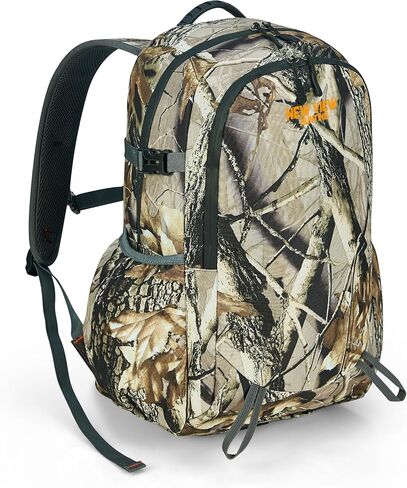 NEW VIEW 30L Camo Hunting Bag for Kids & Youth, Men Small Lightweight Backpack with 11 Pockets, Water Resistant Day Pack for Boys & Girls, Bird Watching, Travel, Hiking, Camping-New Camo in Saudi Arabia