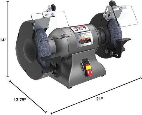 JET IBG-8، مطحنة مقاعد صناعية 8 بوصة، 1 حصان، 1Ph 115V (578008) in Saudi Arabia