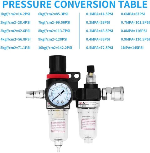 AF2000 Pneumatic 1/4G Inch Air Oil Water Filter Air Tool Compressor Filter Air Filter Kit in Saudi Arabia