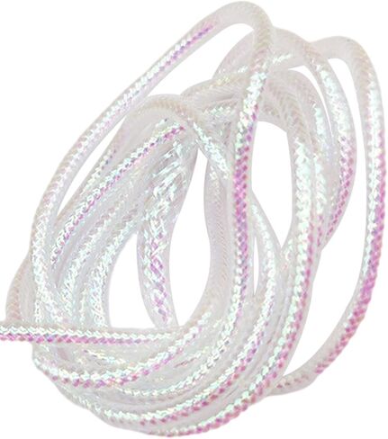 4 متر جديلة مايلر أنبوب ، 2/4/6 مللي متر بيرليسسينت يطير ربط المواد ، مضفر الجولة المجسم الحبل لتقوم بها بنفسك أداة لصيد الأسماك في الهواء الطلق in Kuwait