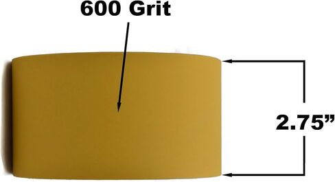 Gritly - PSA Gold Longboard Sandpaper Roll 25 Yard Long, 2-3/4" Wide - Adhesive Backed Sandpaper Roll for Woodworking, Automotive, Hand Sanding Blocks (80 Grit) in Saudi Arabia