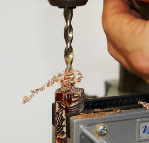 Fisch Pen Drill Bits (3/8" x 150mm) - Pen Maker Flutes for Wood Turning, Pen Blanks and Pen Making - Durable, Easy to Install, Guarantees Clean Entrance - FSN-322597 - Made from M2 HSS High Speed Steel in Kuwait