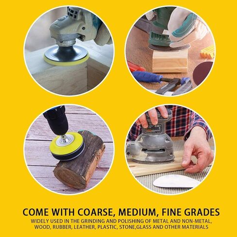 9 Inch Sanding Discs 30 PCS Assorted Hook and Loop 9 in 8 Hole Sandpaper Orbital Sander Pads 5 pcs of Each 80 100 150 180 240 400 Grit Orbital Sandpaper in Saudi Arabia
