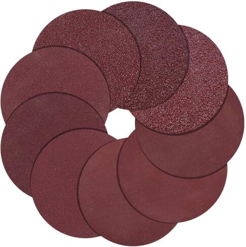 9 Inch Sanding Discs 30 PCS Assorted Hook and Loop 9 in 8 Hole Sandpaper Orbital Sander Pads 5 pcs of Each 80 100 150 180 240 400 Grit Orbital Sandpaper in Saudi Arabia