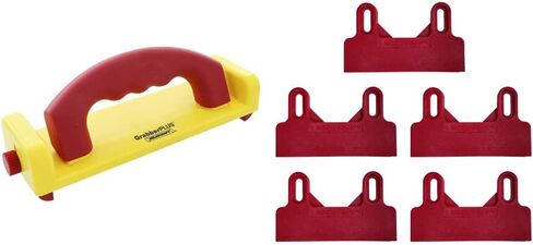 Milescraft 3405 GrabberPLUS - Pushblock for Table Saws, Router Tables, Band Saws & Jointers, Yellow & 3404 PushStick - Woodworking Hand Safety Tool in Saudi Arabia