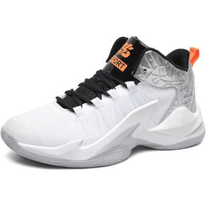 ESXGED Womens Lightweight Basketball Shoes Mens School Training Running Non-Slip Casual Shoes Comfy Sneakers