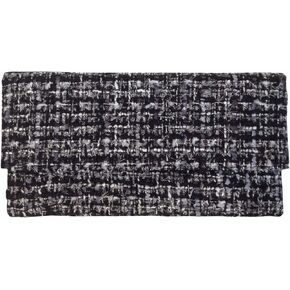 JNB Weaved Fabric Flat Clutch