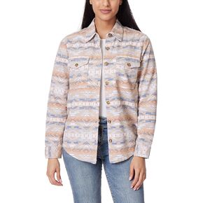 WallFlower Women's Taylor Essential French Terry Boyfriend Fleece Spring, Summer and Fall Light Shacket Jackets in Kuwait