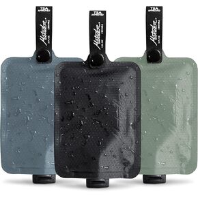 Matador Toiletry Bottles 3 Pack - 3 OZ Travel Bottles for Toiletries, TSA Approved Toiletry Bottles with Labels, Refillable Travel Pouch, Travel Containers for Creams, Gels, Pastes, and Liquids in Kuwait