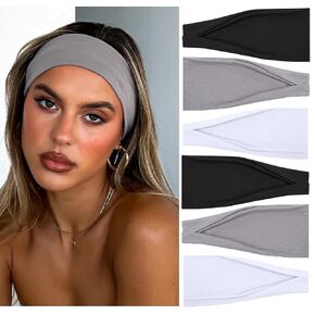 Headbands for Women Hair Bands for Women’s Hair Non Slip Women Thick Headband Stretchy Sweat Bands Headbands for Yoga Workout Every Day Basic Fashion Hair Accessories for Women