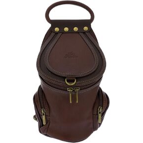 Italian Genuine Leather Top Handle Backpack Handbag Shoulder Bag For Women