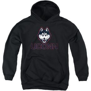 LOGOVISION University of Connecticut Official Distressed Primary Logo Youth Kids Boy/Girls Pull-Over Hoodie