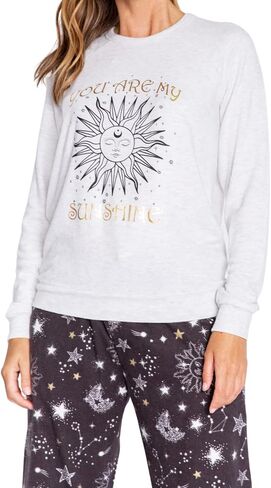 PJ Salvage Women's Loungewear Flannels Long Sleeve Top in Saudi Arabia