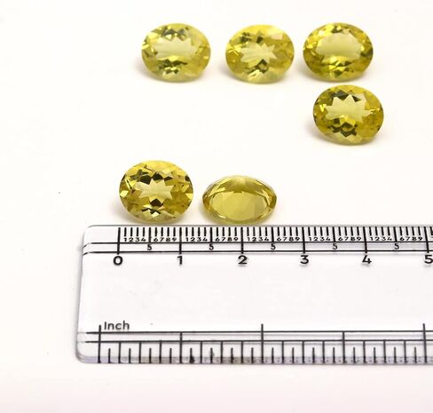 Natural Lemon Topaz Oval Shape Faceted Cut Loose Gemstone For Jewelry Making,Yellow Calibrated Size 10 * 12 MM in Saudi Arabia