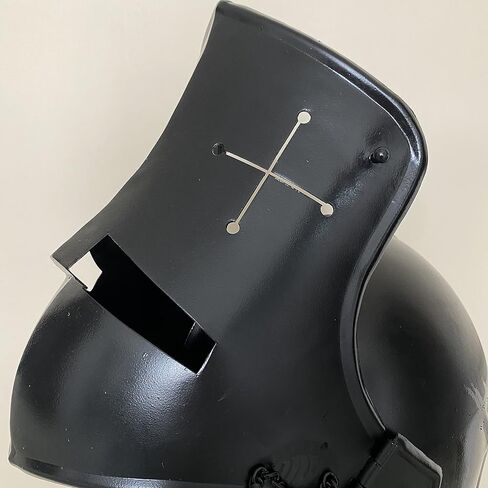 AnNafi® Barbuta Helmet Knight Templar Crusader Helmet | Black Wearable | Medieval LARP Sca Cosplay Armour Costume For Men in Saudi Arabia