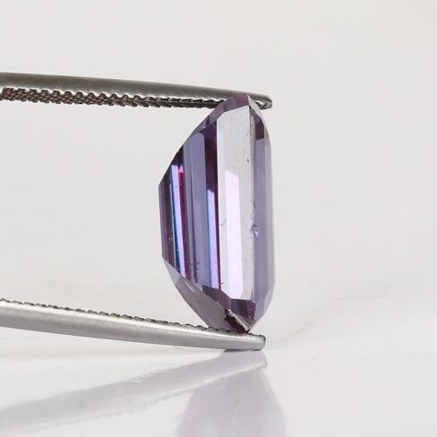 REAL-GEMS - Multicolor Alexandrite 15Ct. Emerald Cut Loose Gemstone for Birthday Gifts in Saudi Arabia
