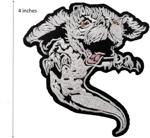 Cute-Patch The Neverending Story Dragon Bastian Atreyu Embroidered Iron on sew on Patch Horror Monster Gifts in Saudi Arabia