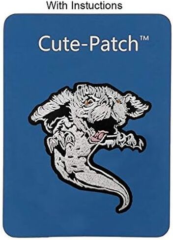 Cute-Patch The Neverending Story Dragon Bastian Atreyu Embroidered Iron on sew on Patch Horror Monster Gifts in Saudi Arabia
