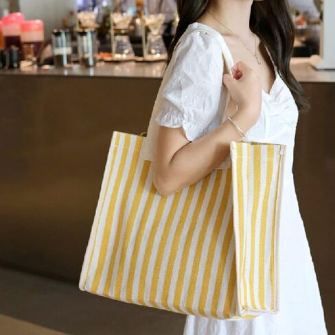 Hekyip Large Tote Bag, Shoulder Bag Hand-held Roomy for Work School Beach Travel Shopping Grocery for Women Girls in Saudi Arabia