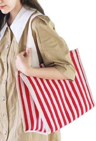 Hekyip Large Tote Bag, Shoulder Bag Hand-held Roomy for Work School Beach Travel Shopping Grocery for Women Girls in Saudi Arabia