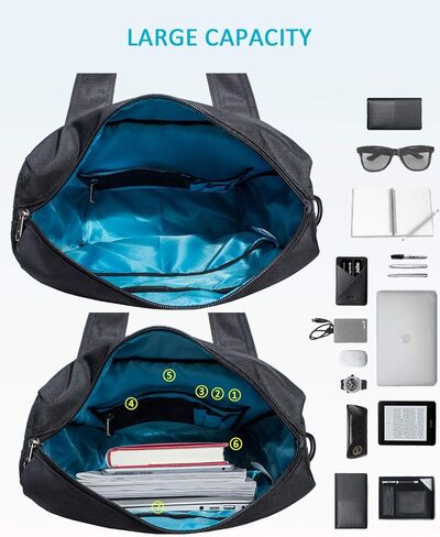 حقيبة كمبيوتر محمول من Schkleier للنساء والرجال، حقائب يد مقاومة للماء، حقائب كروس للعمل أثناء السفر in Kuwait