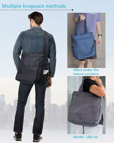 حقيبة كمبيوتر محمول من Schkleier للنساء والرجال، حقائب يد مقاومة للماء، حقائب كروس للعمل أثناء السفر in Kuwait