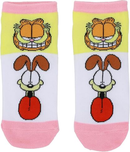 Bioworld Garfield Odie & Garfield 5-Pair Women’s Ankle Socks in Saudi Arabia