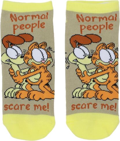 Bioworld Garfield Odie & Garfield 5-Pair Women’s Ankle Socks in Saudi Arabia