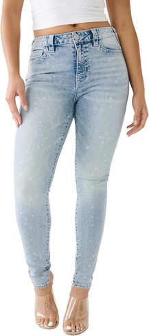 True Religion Women's Misses Allover Crystal Jennie Curvy Hirose Jean in Saudi Arabia