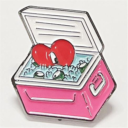 Cute Cartoon Heart Enamel Pin Cartoon Anime Lapel Pins for Bags Backpacks Jackets Hat Badges Jewelry Accessories Gift for Kids Friends, Alloy Steel, no gemstone in Kuwait