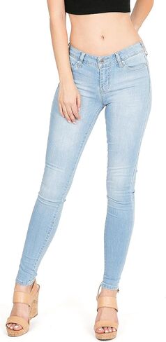 حذاء نسائي وردي مشهور للصغار متوسط ​​الخصر قابل للتمدد من قماش الدنيم in Kuwait