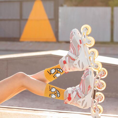 Moyel 5 Pack Colorful Emotion Face Socks Cute Funny Socks for Women Teen Girls Fun Funky Novelty Socks for Adults Gag Funny Gifts for Women Friends Girlfriend at Birhtday or Christmas Party, Size 5-8 in Kuwait