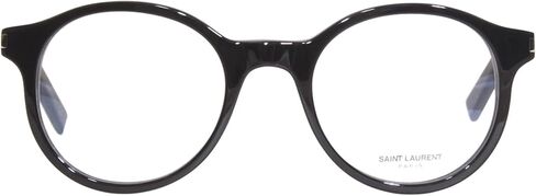 Saint Laurent SL521-OPT 001 Eyeglasses Black Full Rim Round Shape 50mm in Saudi Arabia