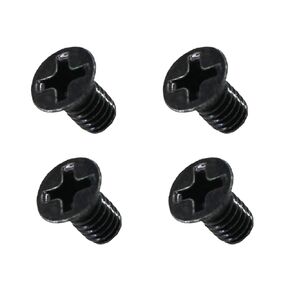 05-81-0592 M4 x 6mm Flat Head Machine Screw for Milwaukee 2557-20 M12 Fuel 3/8" Ratchet,M4-0.70 x 6mm-10.9,T-10 Torx-4Pcs (4 Pcs Black)