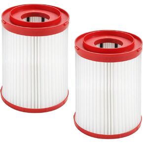 2 Pack 49-90-1977 Vacuum Filter Compatible with Milwaukee M18 Fuel Wet/Dry Vacuum 0910-20, 0911-20, 0920-20, 0920-22HD, 0921-20, 0930-22HD, 0931-20