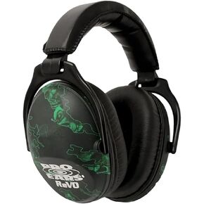 Pro Ears ReVO Passive Ear Muffs, Perfect for Children & Adults with Smaller Heads, NRR 25, Comfortable Fit w/Proform Leather Cushions, Ideal for Hunting, Concert, Racing, USA-Made, Zombie