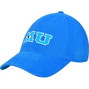 Concept One Disney Pixar Inc Monsters University Baseball Cap, Adjustable Dad Hat, Blue