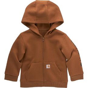 Carhartt Boys' Long-Sleeve Full-Zip Hooded Sweatshirt Hoodie