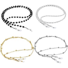 ONESING 4-10 Pcs Eyeglass Chains for Women Eyeglasses String Holder Glasses Strap Eyewear Chain Glasses Cord Lanyard Gift