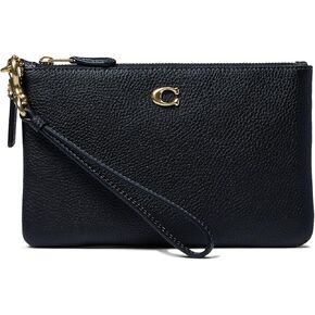 Coach Womens Polished Pebble Small Wristlet