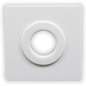 T-H Marine T-Top Rod Pass Through Grommet Set | Ideal for Rod or Wiring Pass-Through for T-Top Boats | Includes Chafe Guard for Wire Runs - 3", Fish White