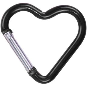 Carabiners Keychain Clips Snap Hook Key Ring for Camping Accessories Backpack Water Bottle Aluminum Alloy Heart Shape，Accessories，Accessory and Keychain Carabiners