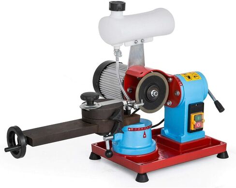 VEVOR Round Circular Saw Blade Grinder Machine 110V 370W Rotary Angle Mill Sharpener 125mm Electric Saw Blade Sharpener Machine for Sharpening Carbide Tipped Saw Blades (W/Water Tank) in Saudi Arabia